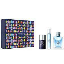 Versace Pour Homme 3pc Set – Men’s Eau de Toilette 3.4oz and Deodorant 75ml