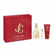 I Want Choo Jimmy Choo Women’s Perfume Set – 3.3oz Eau de Parfum with 3.3oz Body Lotion
