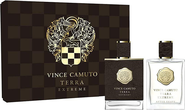 Vince Camuto Terra Extreme 2-piece fragrance gift set for men – Eau de Parfum 3.4oz and After Shave Lotion 3.4oz