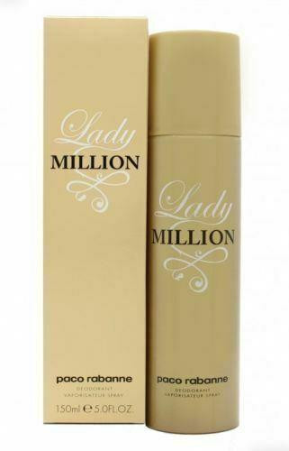 Lady Million by Paco Rabanne Deodrant Natural Spray 5.1OZ-Long-lasting women's perfume