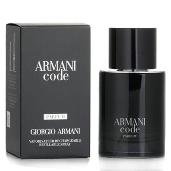 Armani Code Parfum   Eau de Parfum-luxury men’s fragrance with timeless masculine charm, 1.7oz bottle