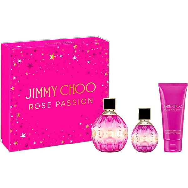 Luxury Jimmy Choo Rose Passion 3-Piece Fragrance Gift Set Under $100