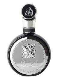 Fakhar Black men’s perfume packaging – woody aromatic designer-inspired scent