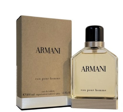 Armani Eau De Toilette Spray Cologne For Men 3.4oz in glass bottle, designer men’s fragrance