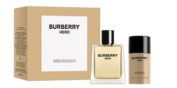 Burberry Hero 3.3oz Men Deo Set