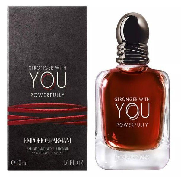 Stronger with You Powerfully Emporio Armani 3.4oz Parfum Mens