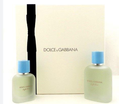 Light Blue Dolce And Gabbana 2pc Cologne Set NEW