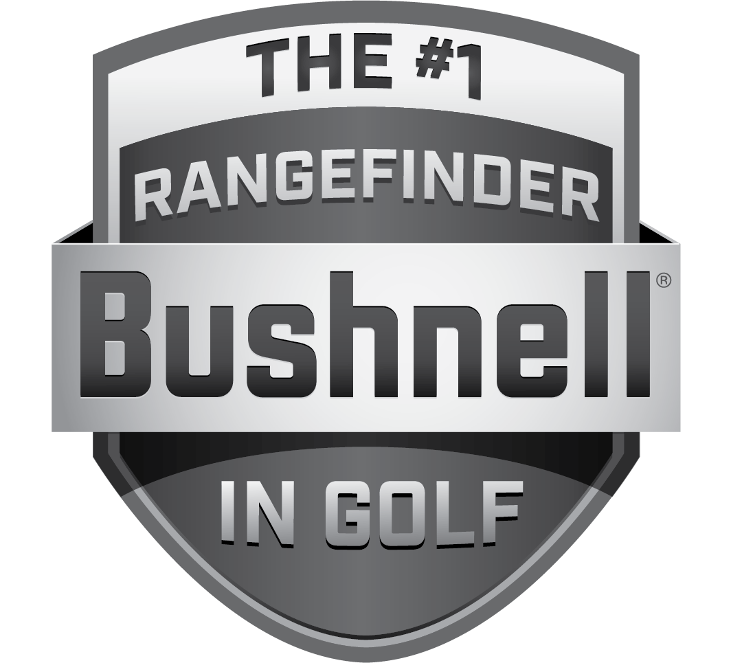 Bushnell Golf Entfernungsmesser - Die Nr. 1 im Golf Shield Logo