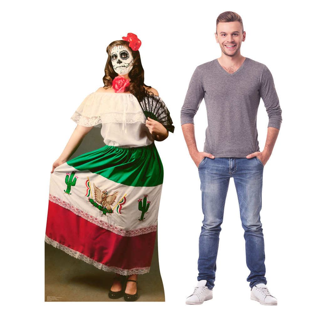 Day of the Dead Woman
Lifesize Cardboard Cutout  with Model