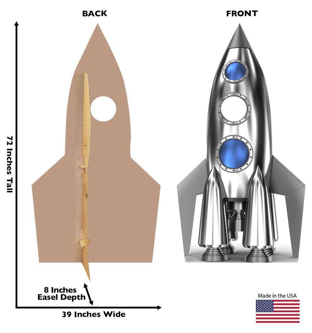 Rocket Stand In
Lifesize Cardboard Cutout