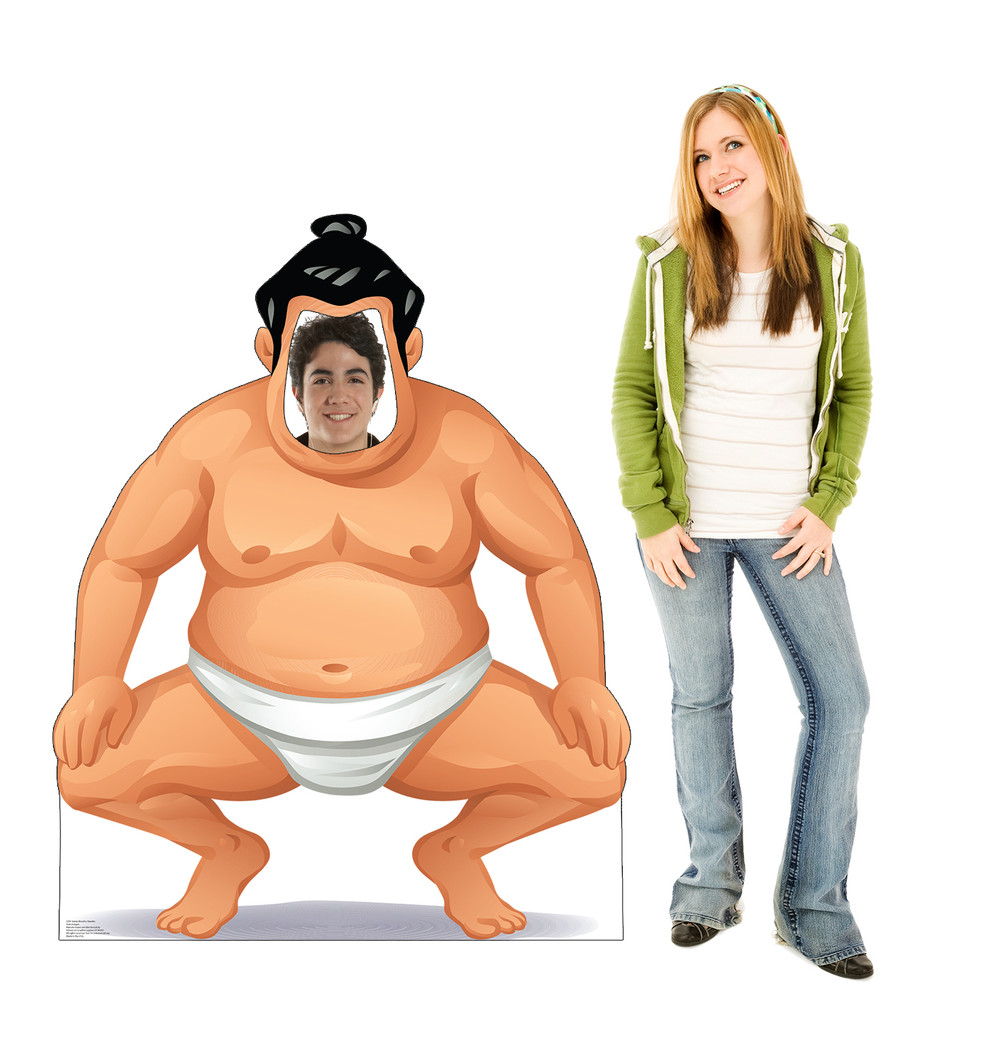 Sumo Wrestler Stand In
Lifesize Cardboard Cutout  with Model