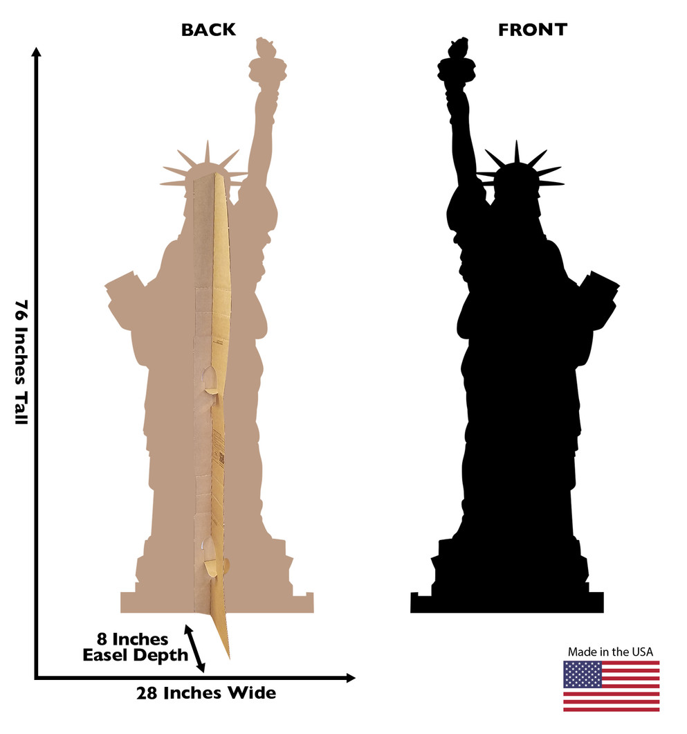 Statue of Liberty Silhouette
Lifesize Cardboard Cutout