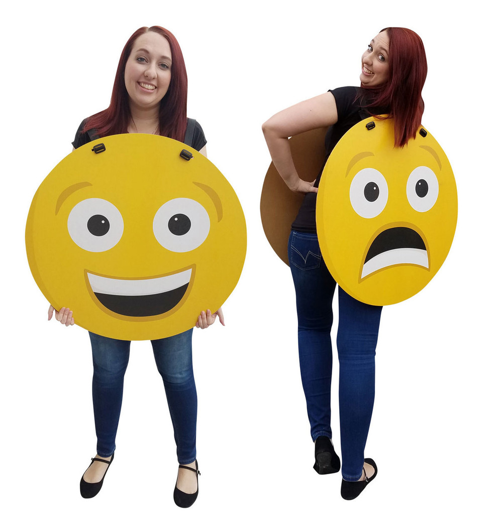 Happy/Sad Emoji Costume