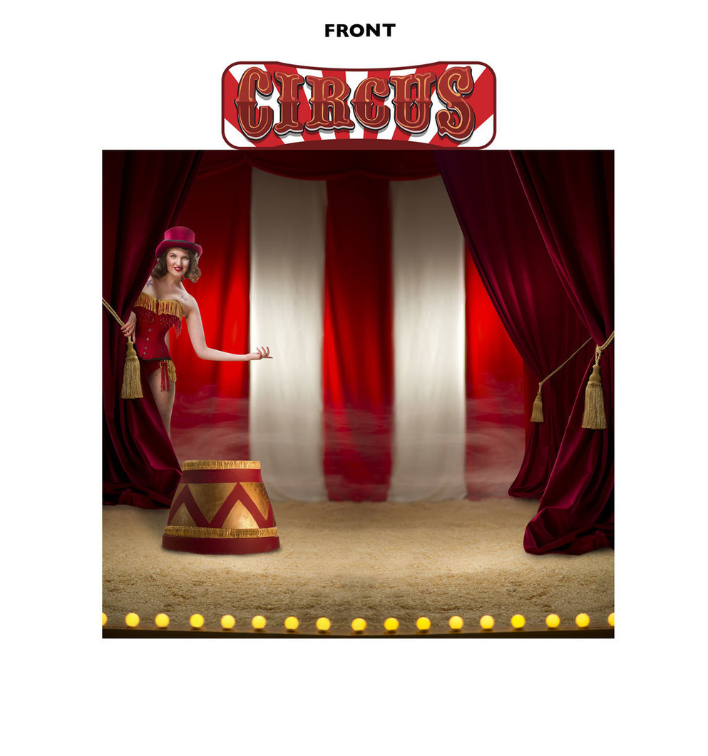 Circus Backdrop & Circus Header