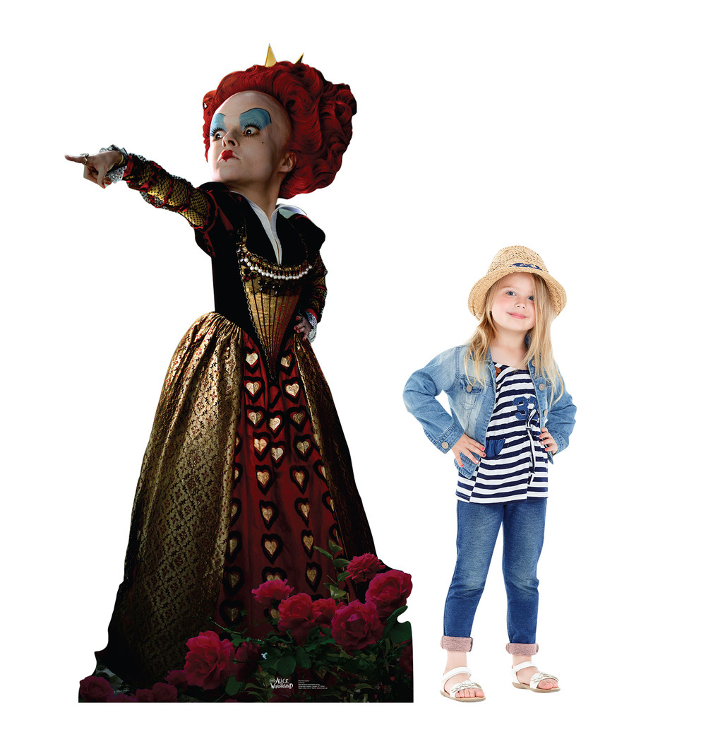 Red Queen Lifesize Cardboard Cutout Live Action Alice in Wonderland