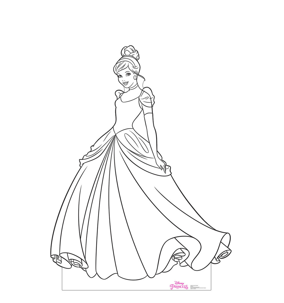 Color Me Cinderella Standee (Disney)