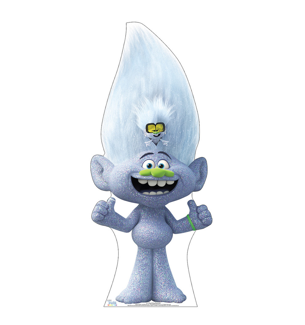 Tiny and Guy Diamond- Trolls Cutout