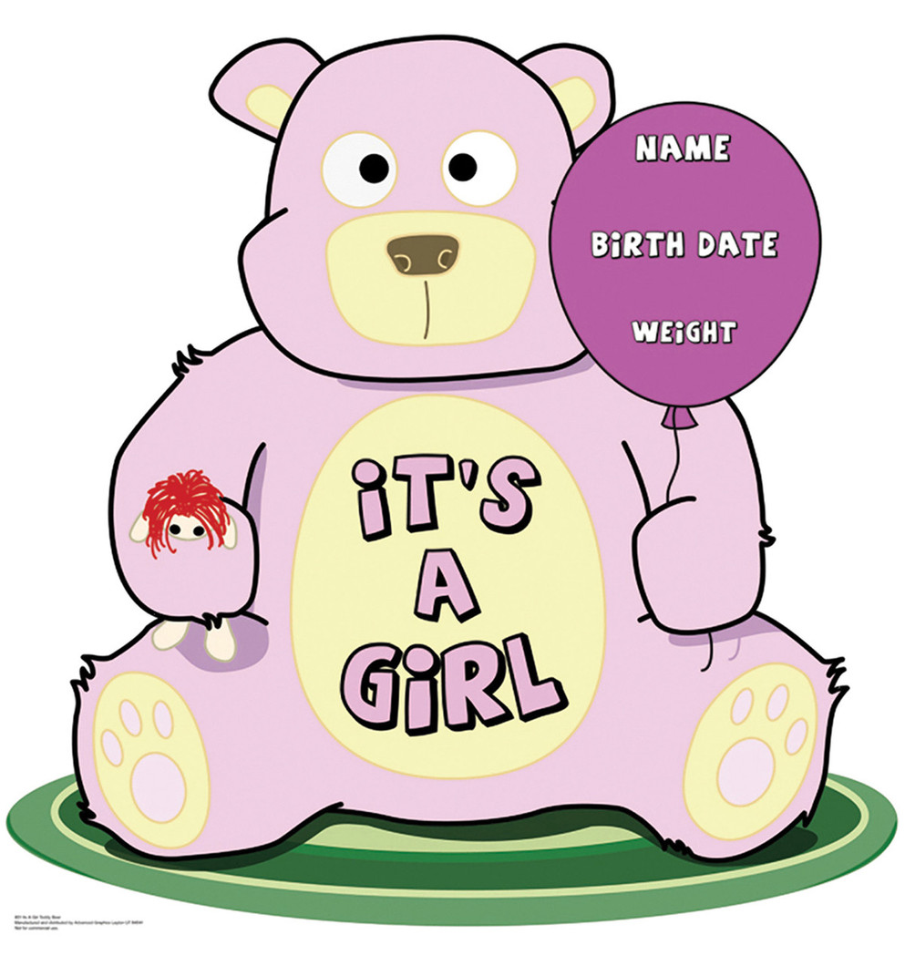 It's A Girl Teddy Bear