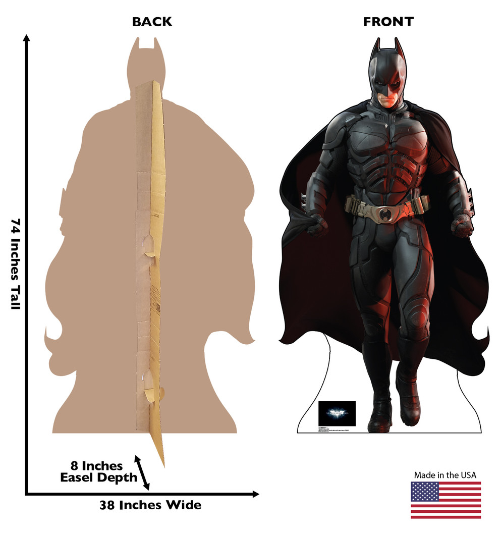 Batman - The Dark Knight Rises
Lifesize Cardboard Cutout Dimensions