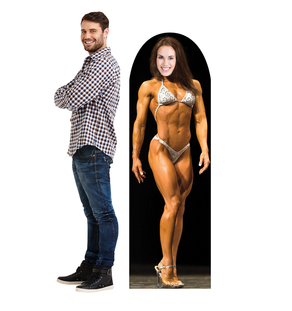 Muscle Woman Standin - 2
Lifesize Cardboard Cutout With Model