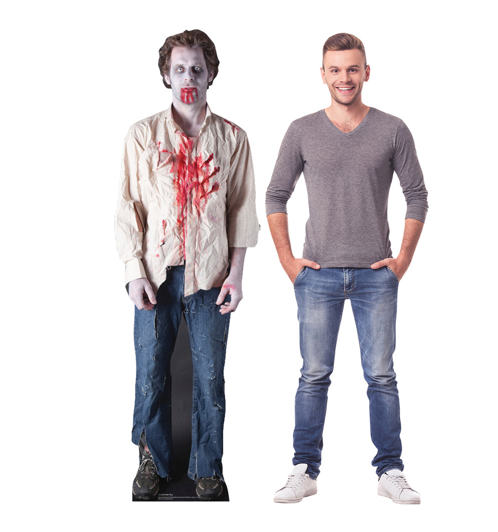 Zombie Guy - Halloween
Lifesize Cardboard Cutout  with Model