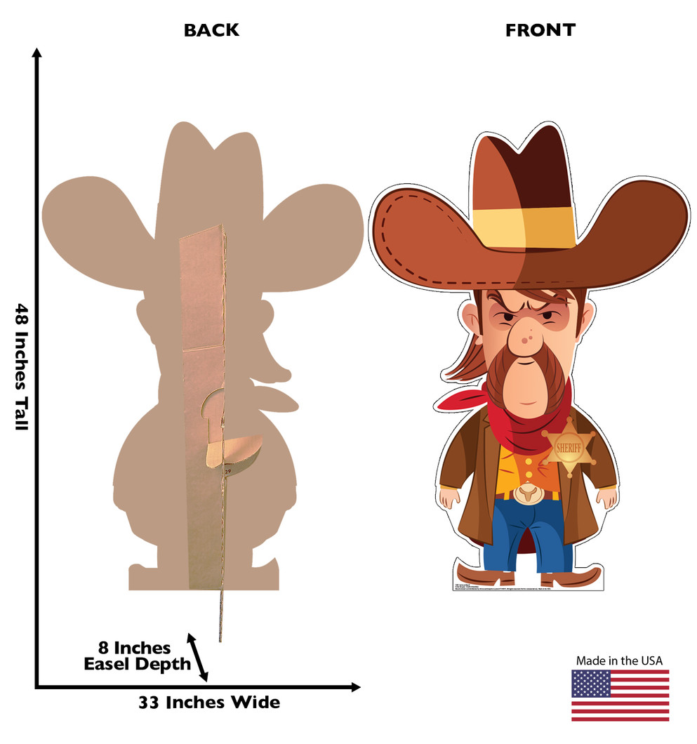 Cartoon Sheriff
Lifesize Cardboard Cutout
