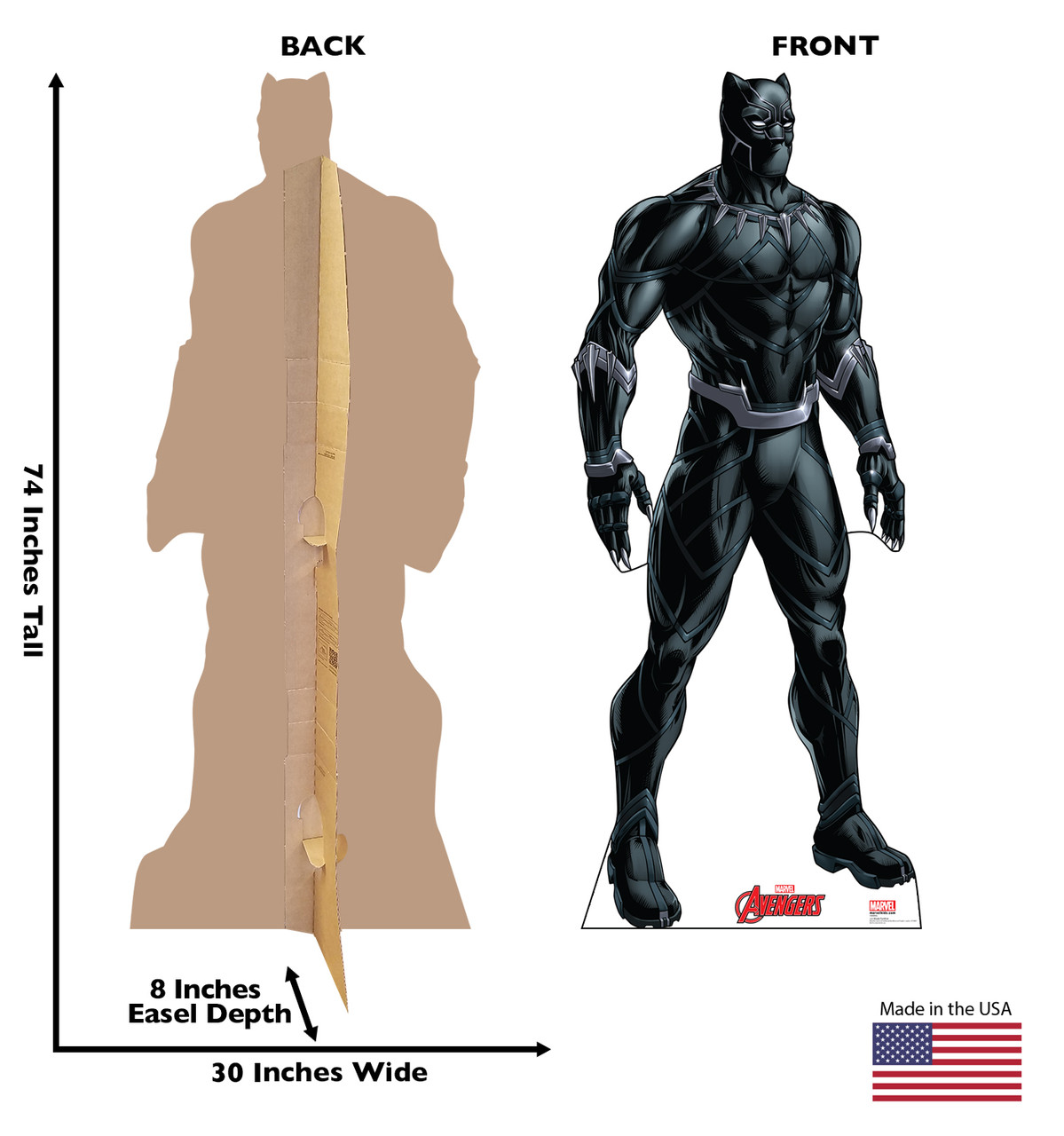 Avengers | Black Panther Standee | Life-Size Cutout for Parties