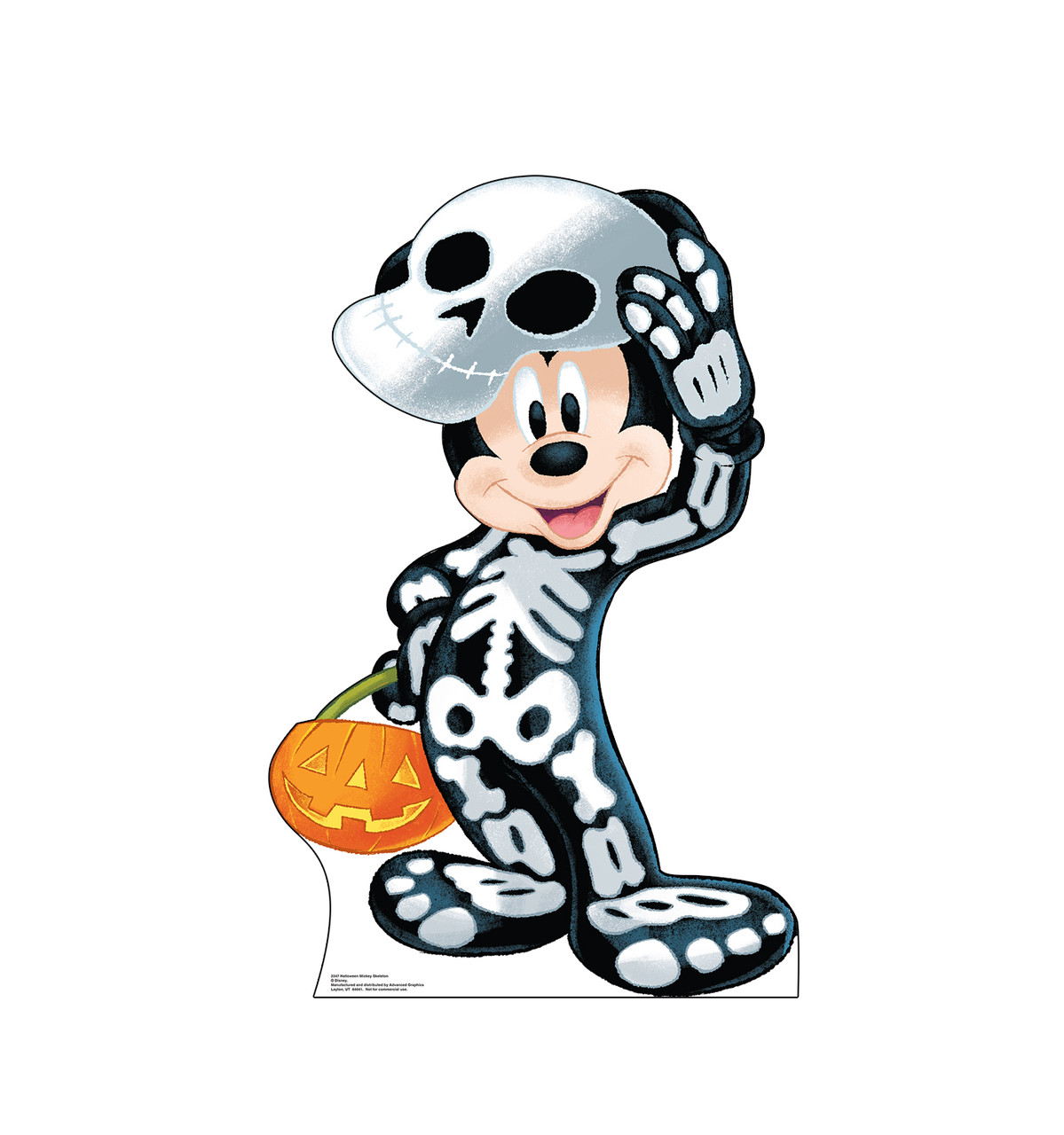 Spooktacular Mickey Skeleton Standee | Halloween Party Decor