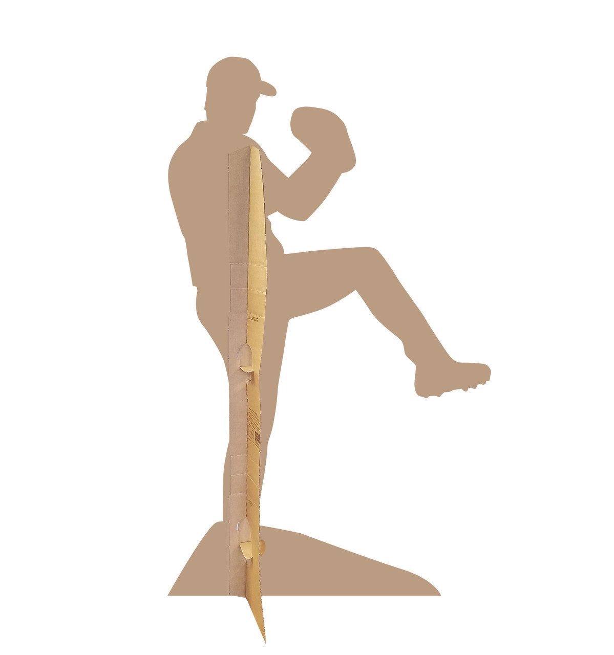 Baseball Silhouette | Lifesize Cardboard Cutout | High-Quality Decor