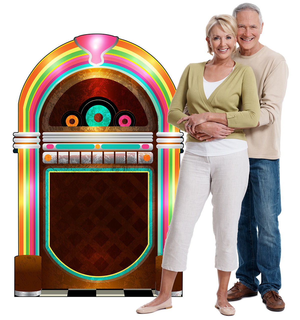 Retro Juke Box | Lifesize Cardboard Cutout | Perfect Party Decor