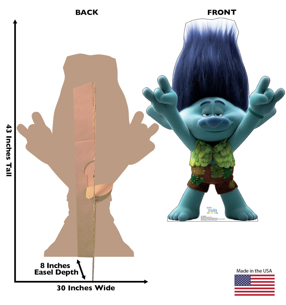Branch- Trolls Cutout