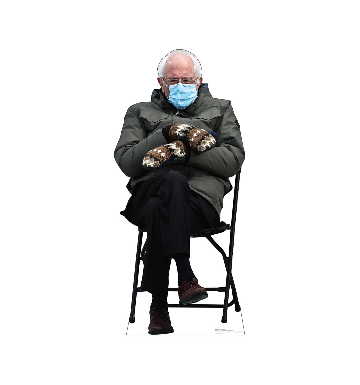 Bernie Sanders Mittens Meme Cutout