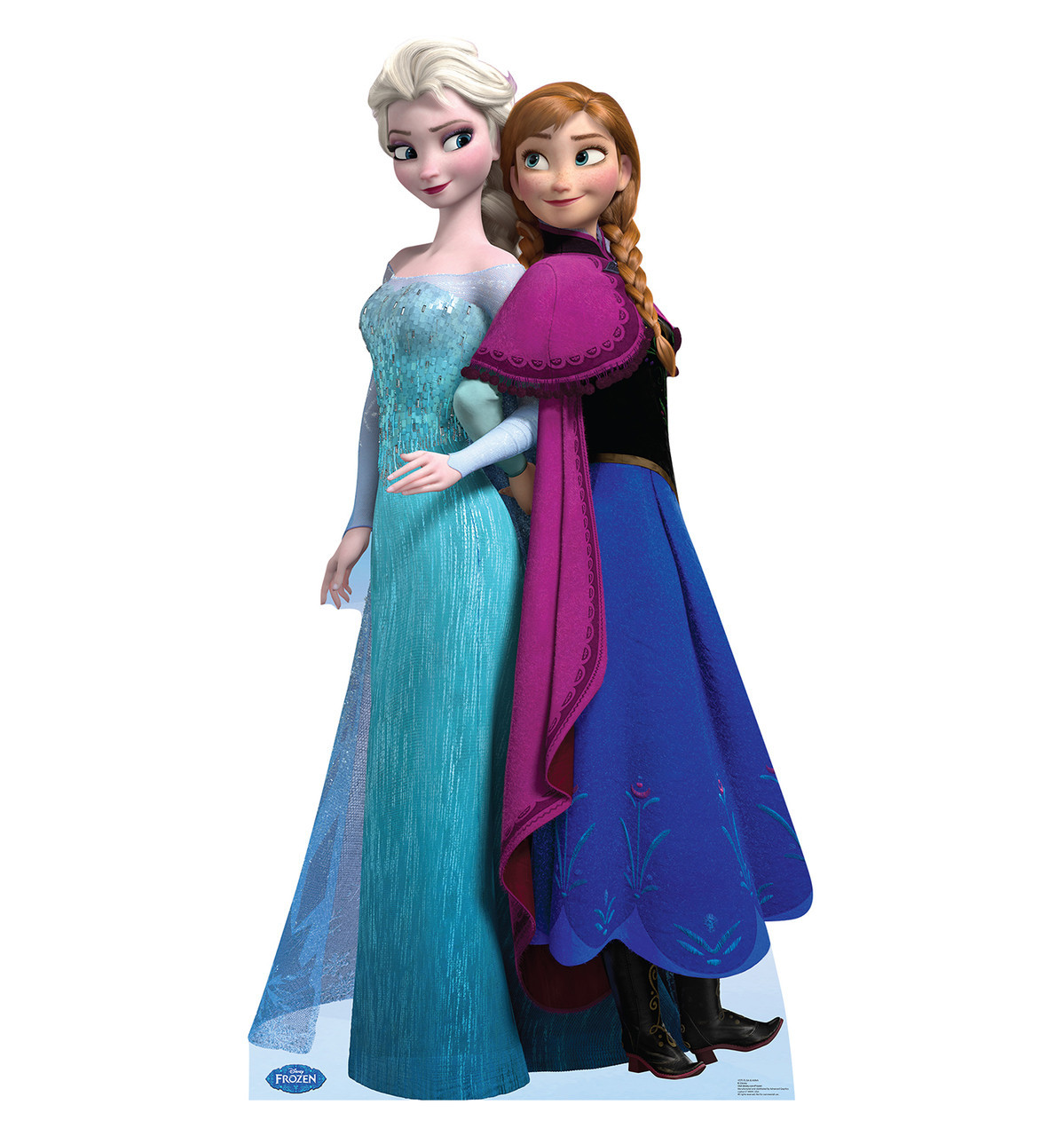 Disney Frozen Lifesize Cutout: Elsa Anna Party Decor