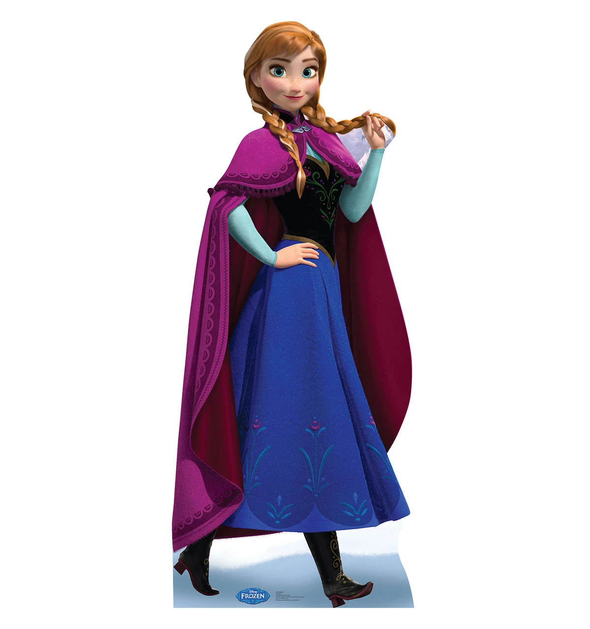 Disney | Anna Life-Size Cardboard Cutout | Fun Party Decor