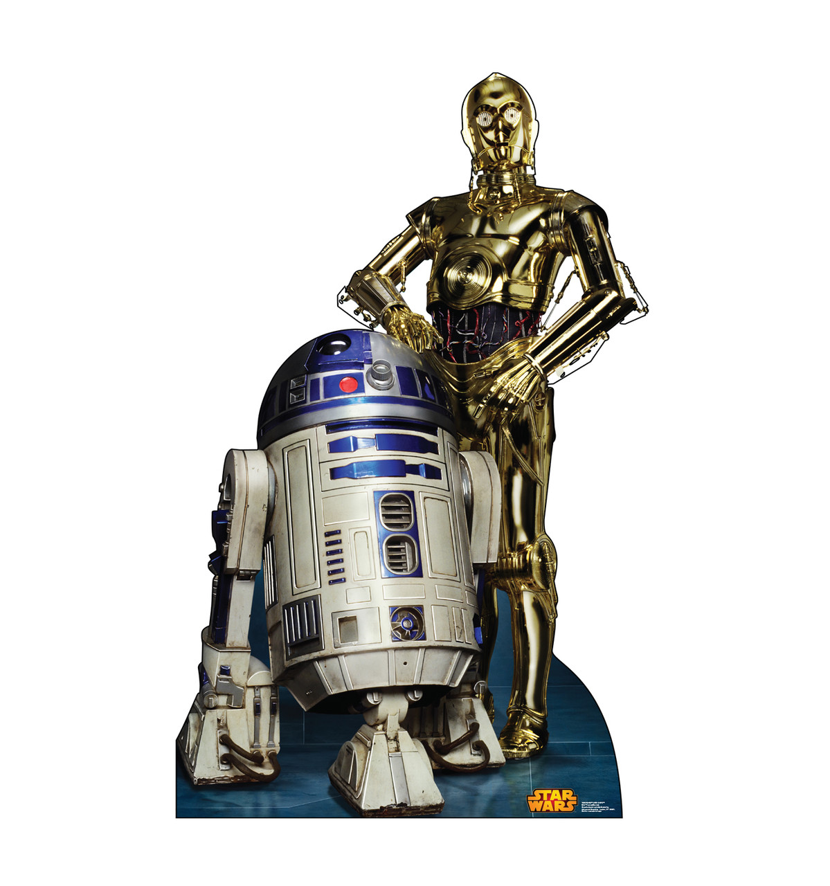 Star Wars | Lifesize R2D2 & C3PO Cutout | Iconic Home Decor