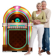 Retro Juke Box Cardboard Cutout