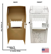 Life Size Color Me Puppet Show Stand Standup