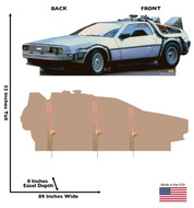 Epic DeLorean Standee - Time Travel Celebration!