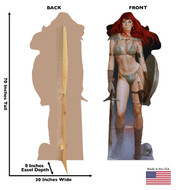 Life Size Red Sonja (Red Dawn) Standup