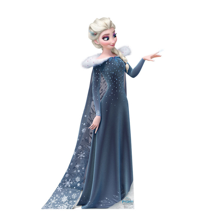 Elsa from Frozen Fever | Life-Size Standee | Magical Party Decor