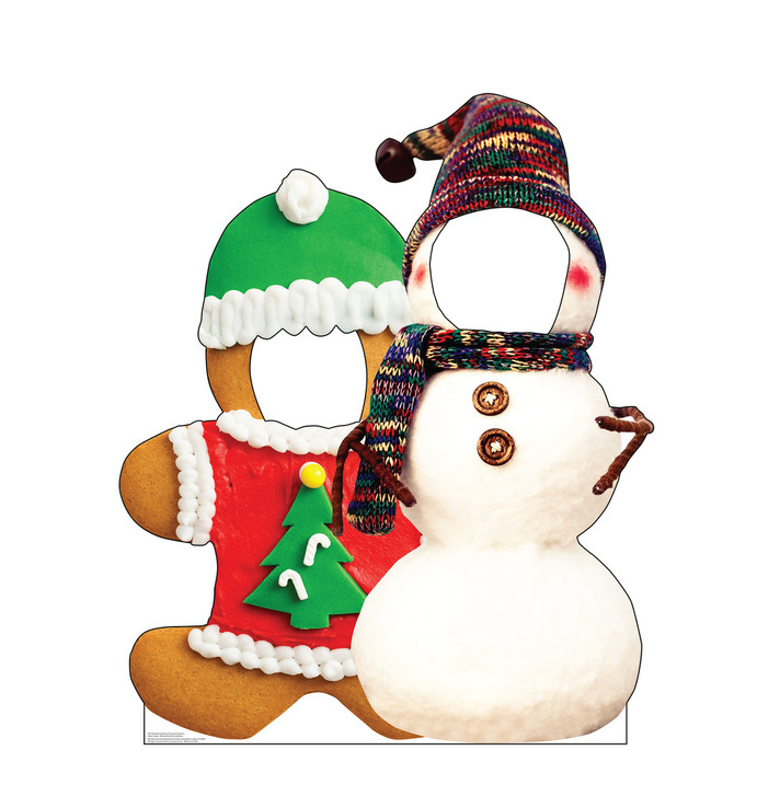 Gingerbread & Snowman Standin