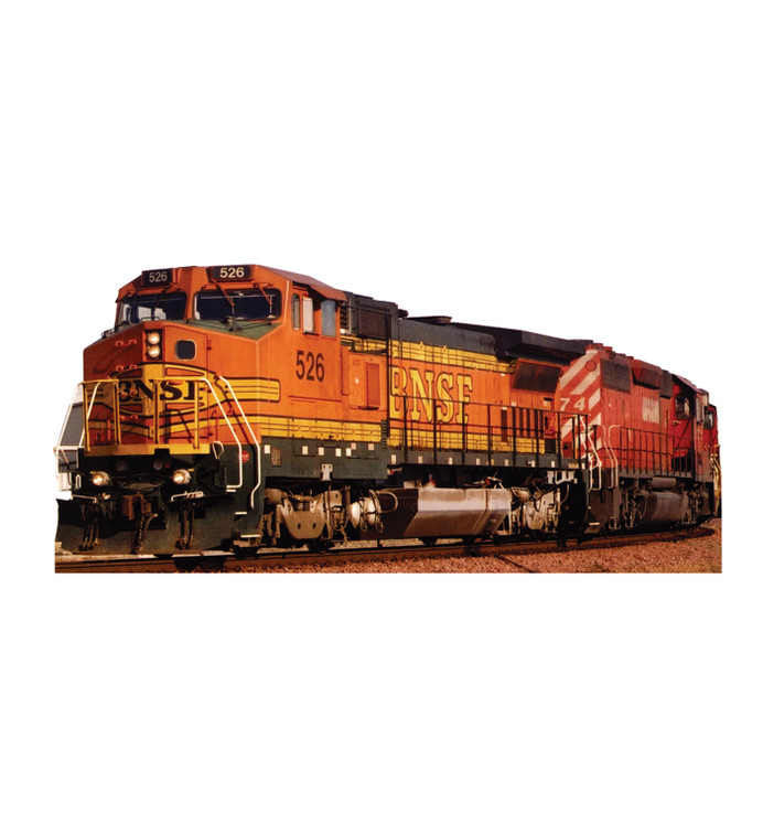 BNSF Train 526 Lifesize Cardboard Cutout