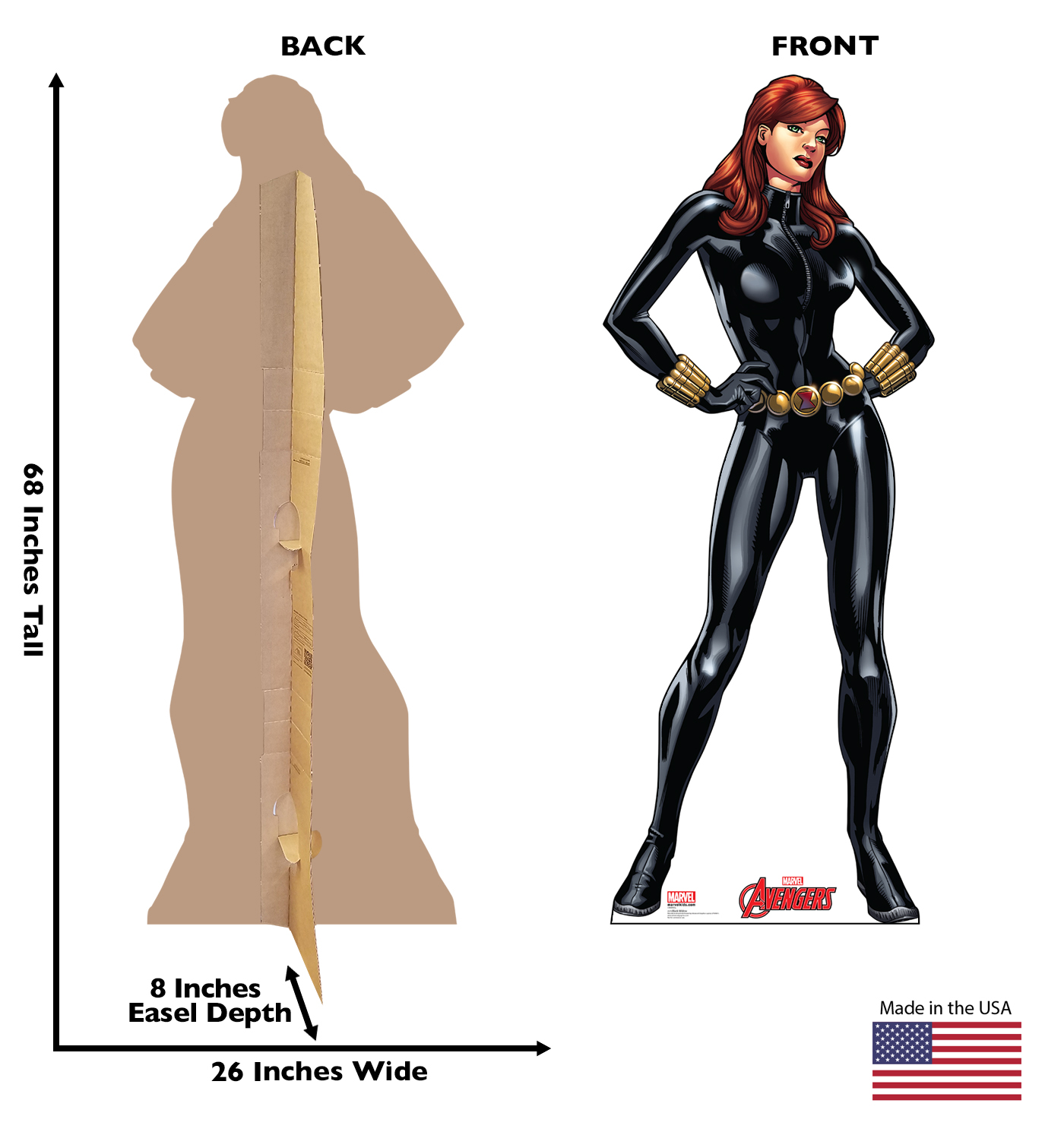 black widow cartoon