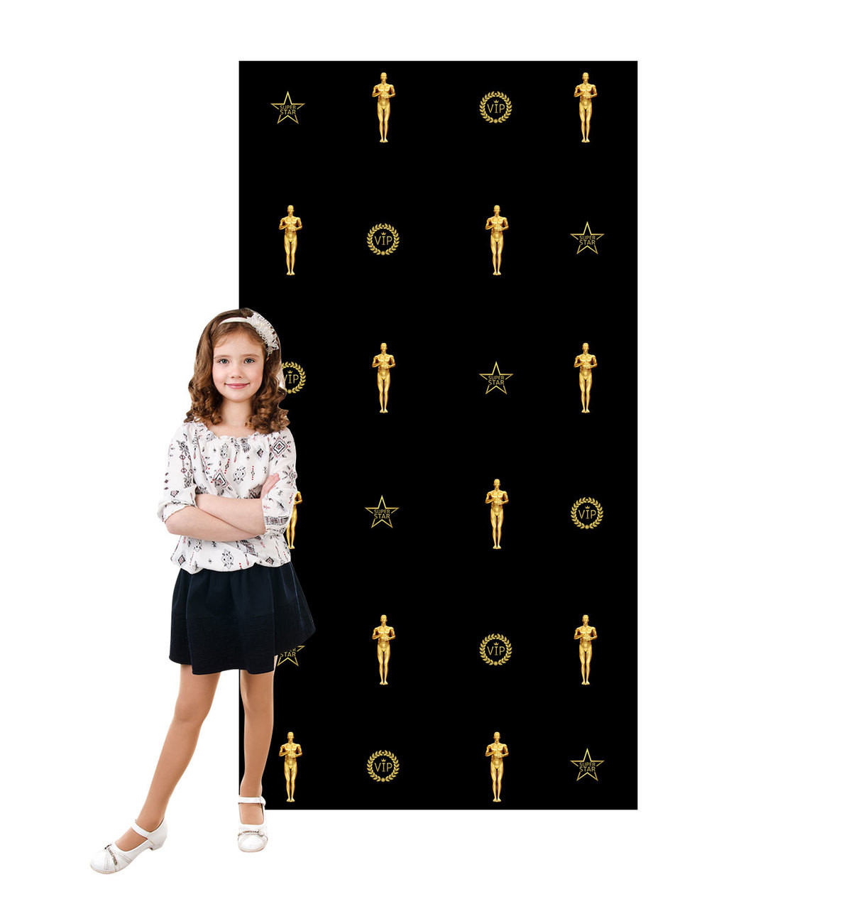 Red Carpet Step and Repeat Backdrop