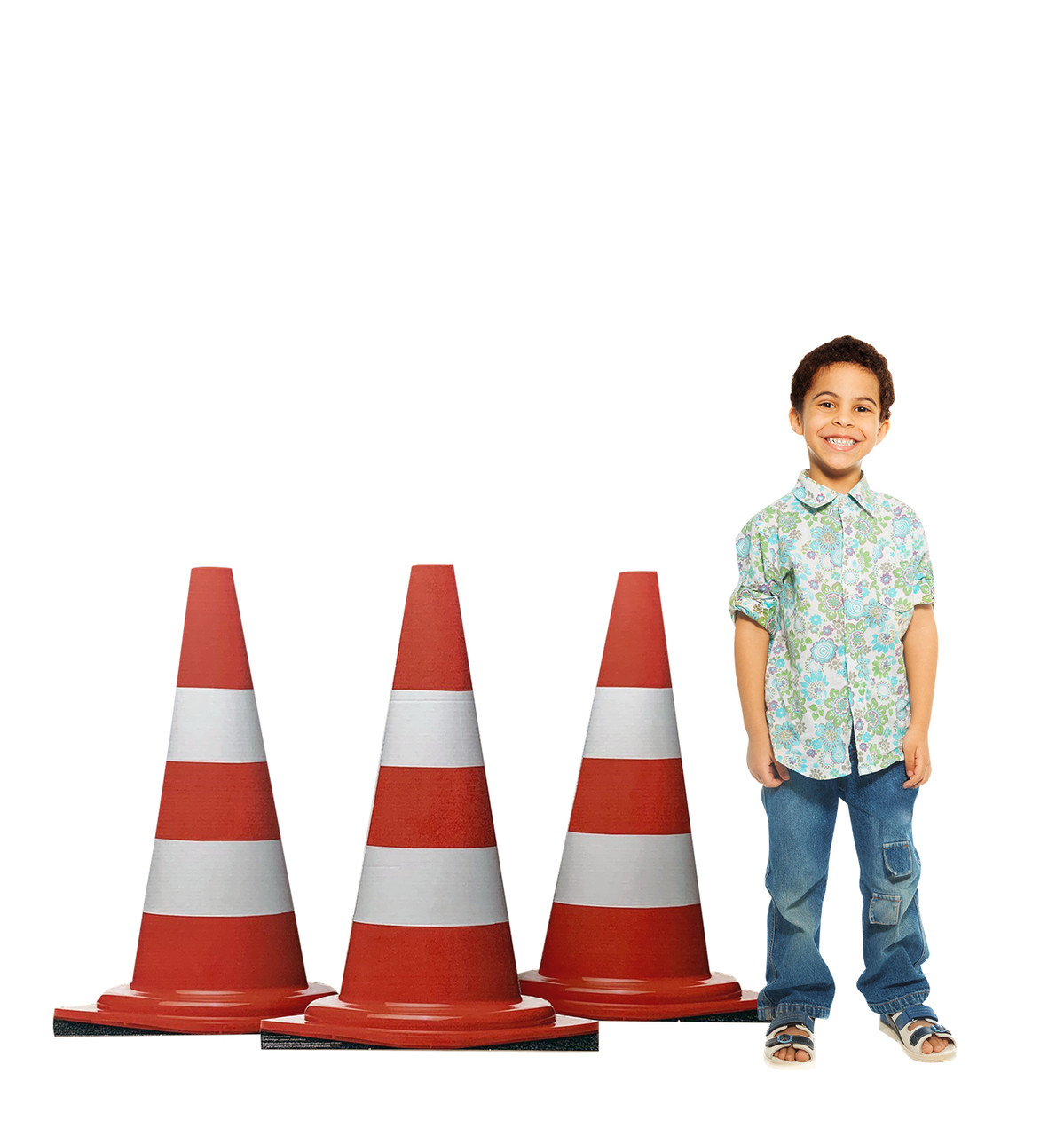 Construction Cones (Set of Three)