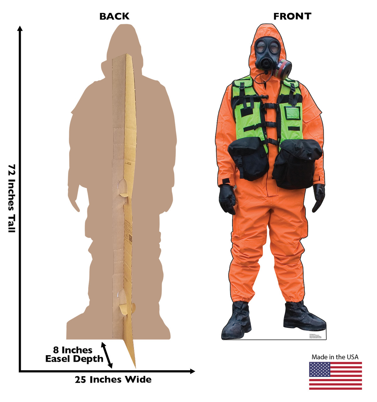 Hazmat Guy Orange Suit