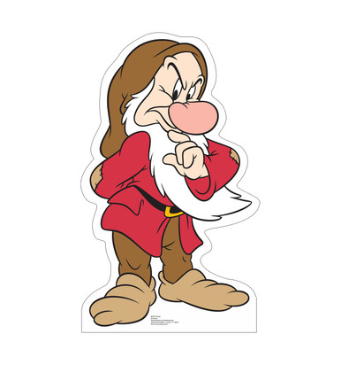 Grumpy | Life-Sized Cardboard Cutout | Fun Party Decoration