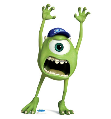 Life-size Mike Wazowski Cutout