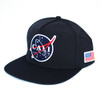 Space Cali Snap Back Hat - Black