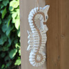 White Wood Seahorse